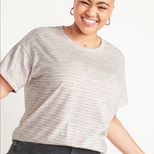 Old Navy large TALL cream shirt